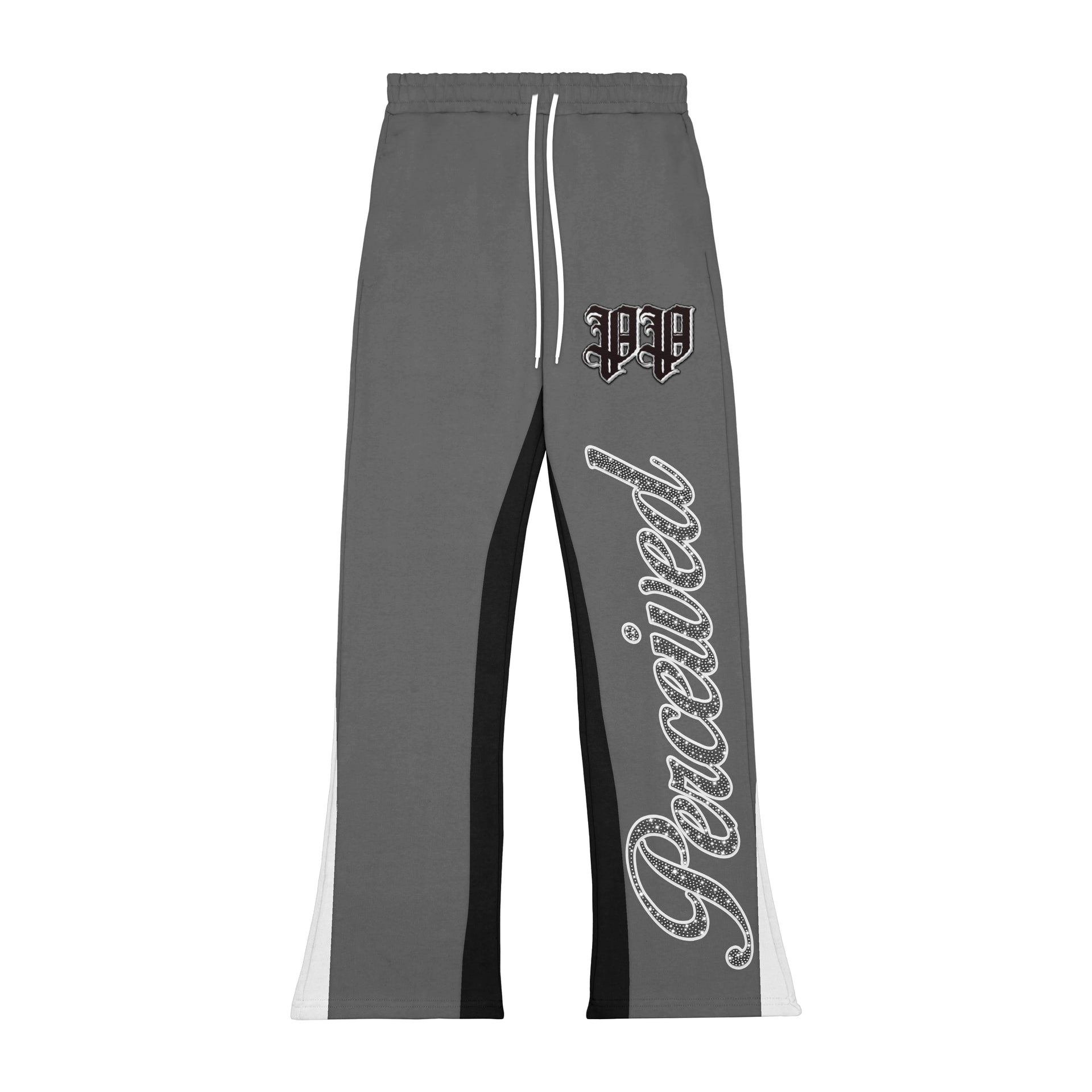 MENS PERCIEVED SWEAT PANT FLARE GREY